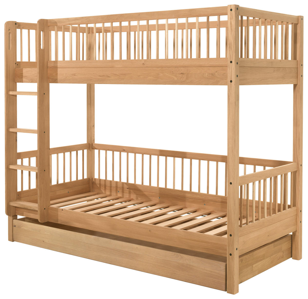 ETAGENBETT - Naturfarben, MODERN, Holz (90/200cm) - MID.YOU