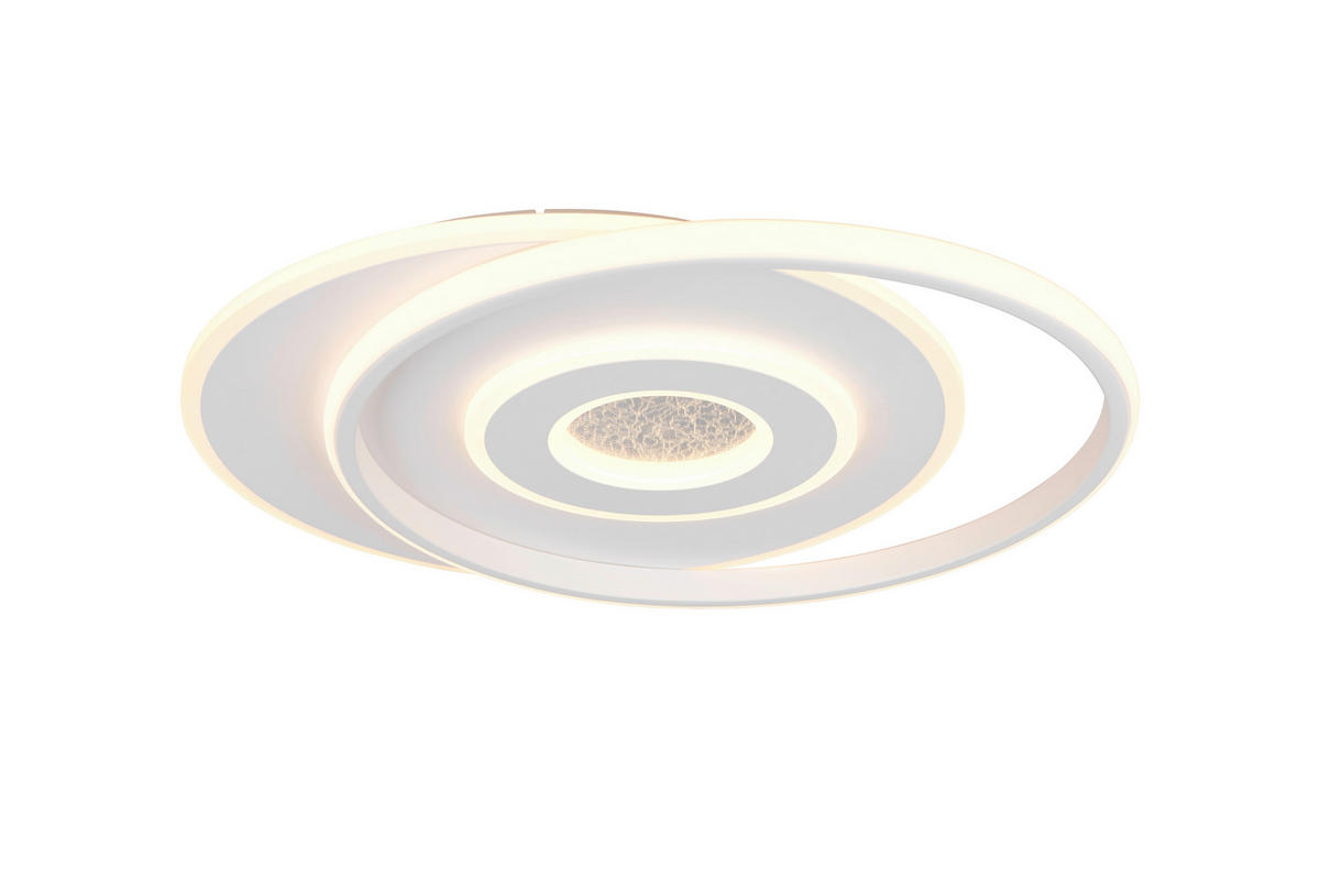STROPNÍ LED SVÍTIDLO, 48,5/5,5/41 cm - bílá, Basics, kov (48,5/5,5/41cm)