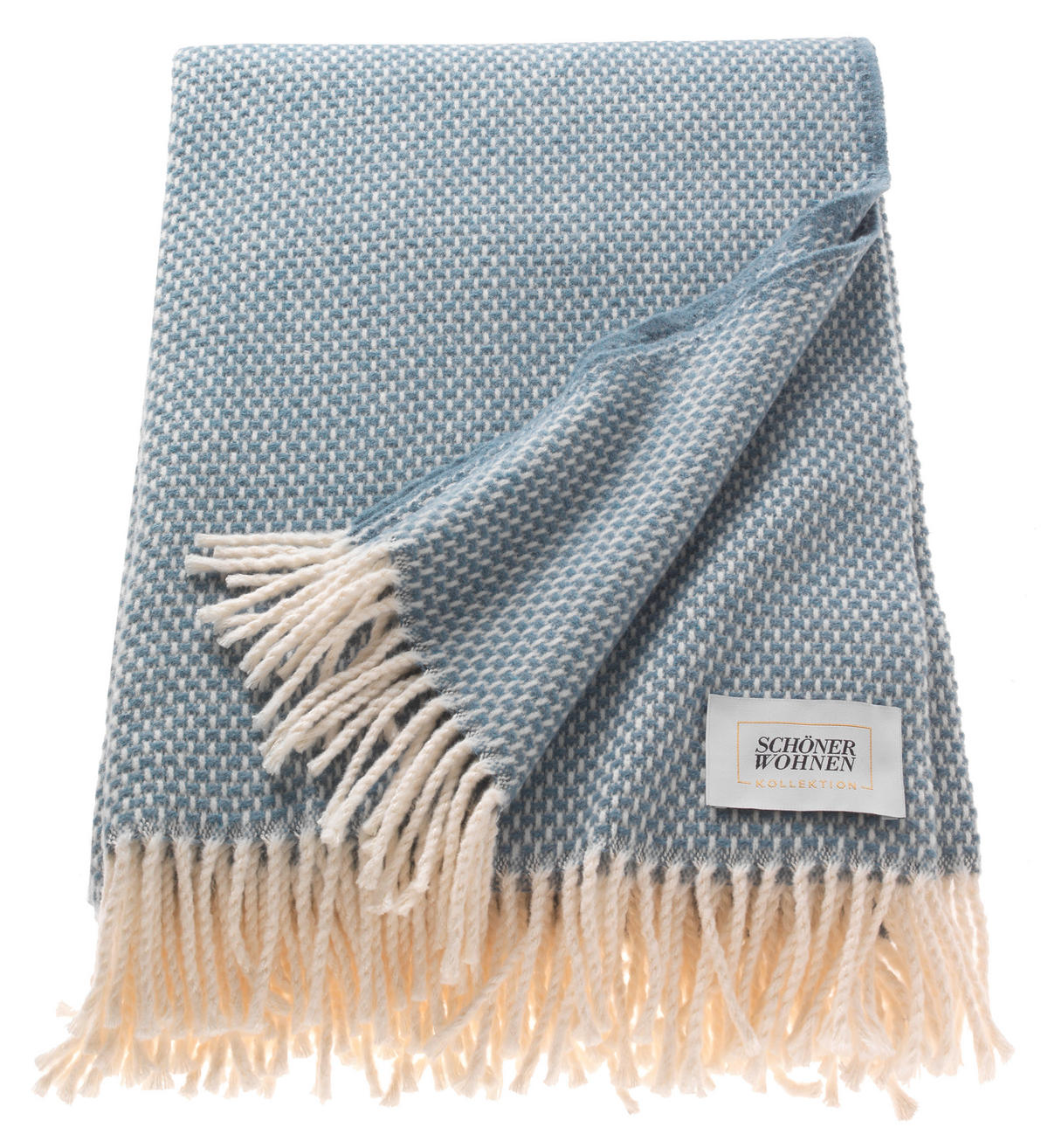 PLAID SW-ZEN  - Blau/Blaugrau, Basics, Textil (140/200cm) - Schöner Wohnen