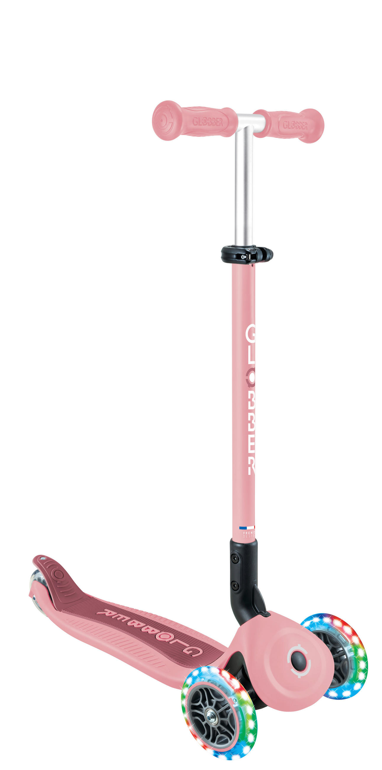 LAUFRAD GO-UP ACTIVE LIGHTS 360  - Rosa, Basics, Kunststoff/Metall (67/29/100cm) - GLOBBER