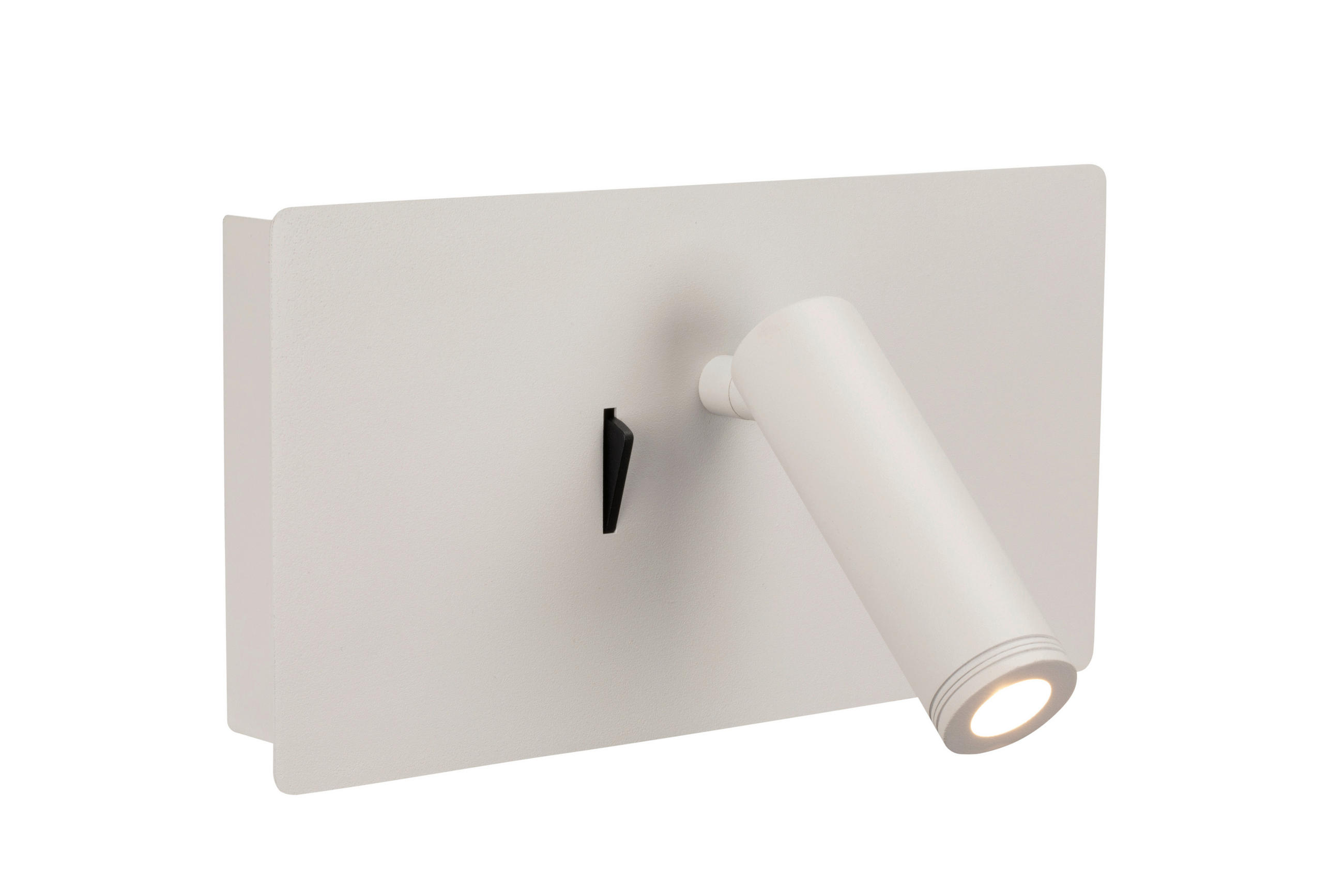 NÁSTENNÉ LED SVIETIDLO, 23/9-16/12 cm - biela, Basics, kov (23/9-16/12cm) - Novel