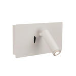 LED-WANDLEUCHTE 23/9-16/12 cm   - Weiß, Basics, Metall (23/9-16/12cm) - Novel