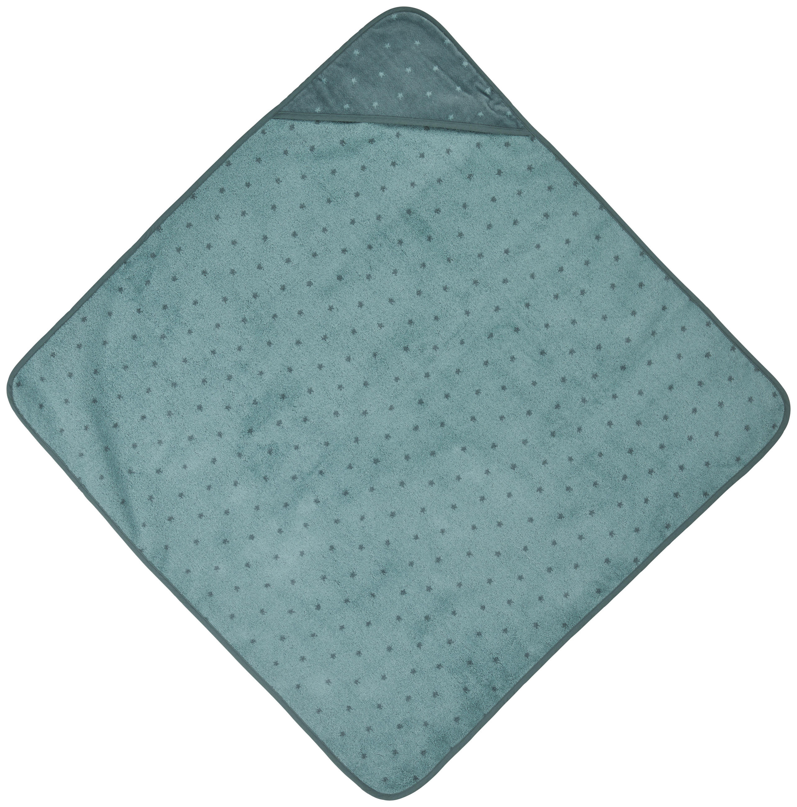 KAPUZENBADETUCH 100/100 cm  - Grün, Trend, Textil (100/100cm) - Patinio