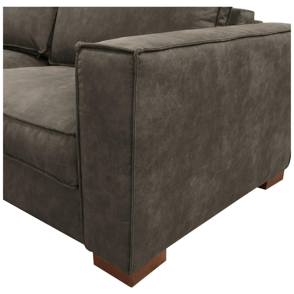 Thumbnail - Mid.you Schlafsofa, Anthrazit, Textil, Buche, 3-Sitzer, 203x85x99 cm, Made in EU, Lederauswahl, Stoffauswahl, Bettfunkti...