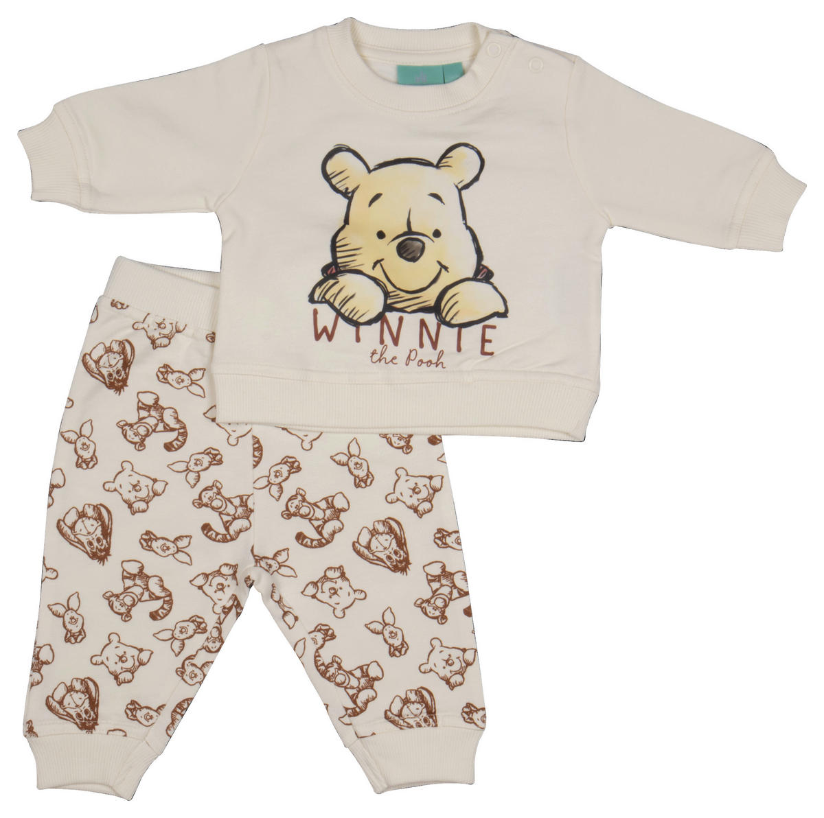 BABY-JOGGINGANZUG Winnie the Pooh  - Creme, Trend, Textil (50/56null) - Disney