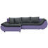 WOHNLANDSCHAFT in Textil Anthrazit, Violett - Anthrazit/Violett, Design, Kunststoff/Textil (185/310/cm) - Carryhome WOHNLANDSCHAFT in Textil Anthrazit, Violett - Anthrazit/Violett, Design, Kunststoff/Textil (185/310/cm) - Carryhome