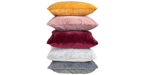 KISSENHÜLLE YUKON 48/48 cm  - Weiß, Design, Textil (48/48cm) - Novel