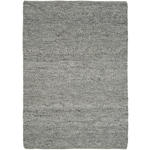 HANDWEBTEPPICH 90/160 cm Helsinki Graubraun  - Graubraun, Basics, Textil (90/160cm) - Linea Natura