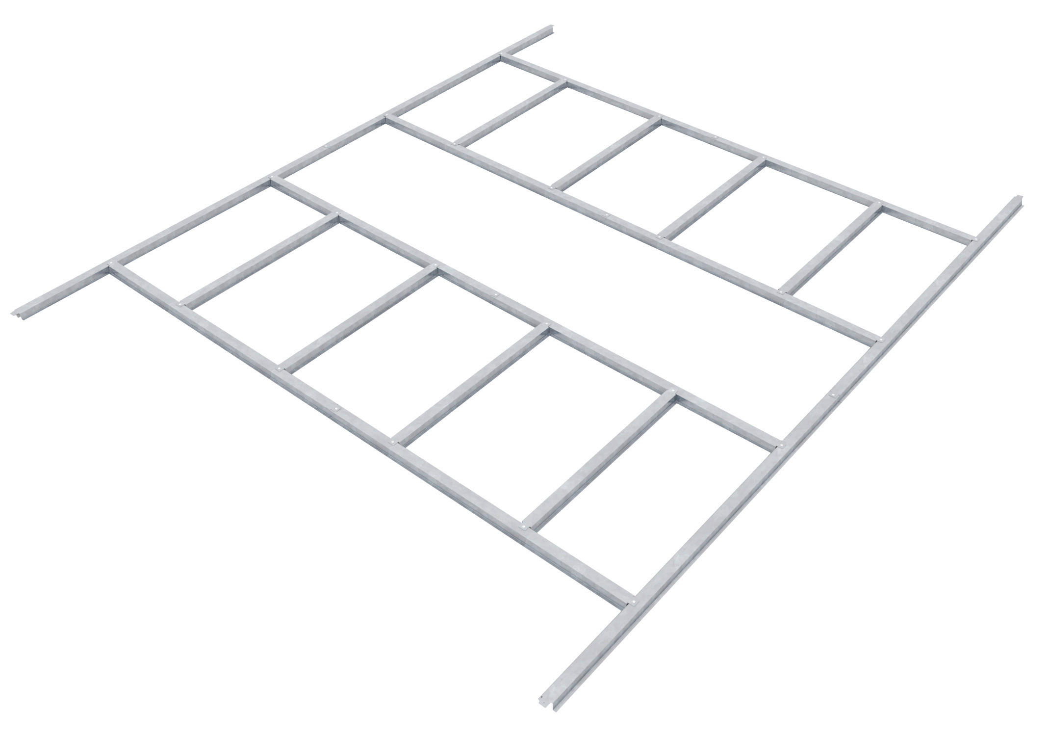 Fundamentrahmen für Frankfurt II 266x309cm, Stahl