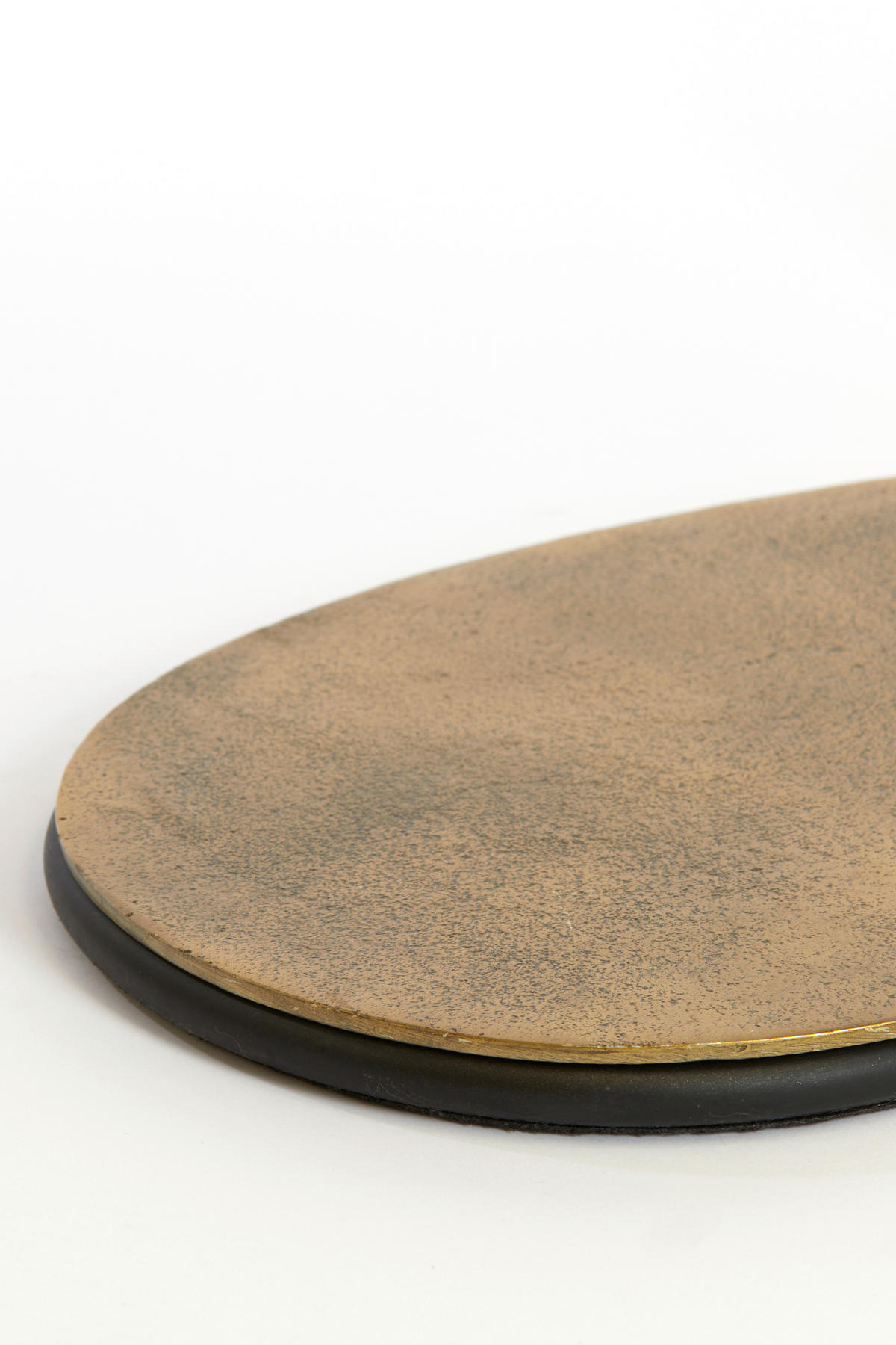 BEISTELLTISCH 43/27/53 cm MARSH Bronzefarben oval  - Bronzefarben, Trend, Metall (43/27/53cm) - Light & Living