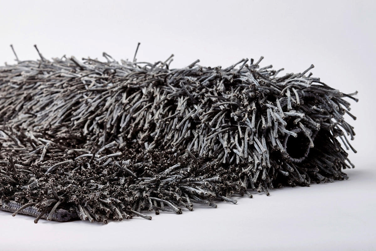 BADTEPPICH KEMEN Dunkelgrau 80/160 cm  - Dunkelgrau, Basics, Kunststoff/Textil (80/160cm) - Aquanova