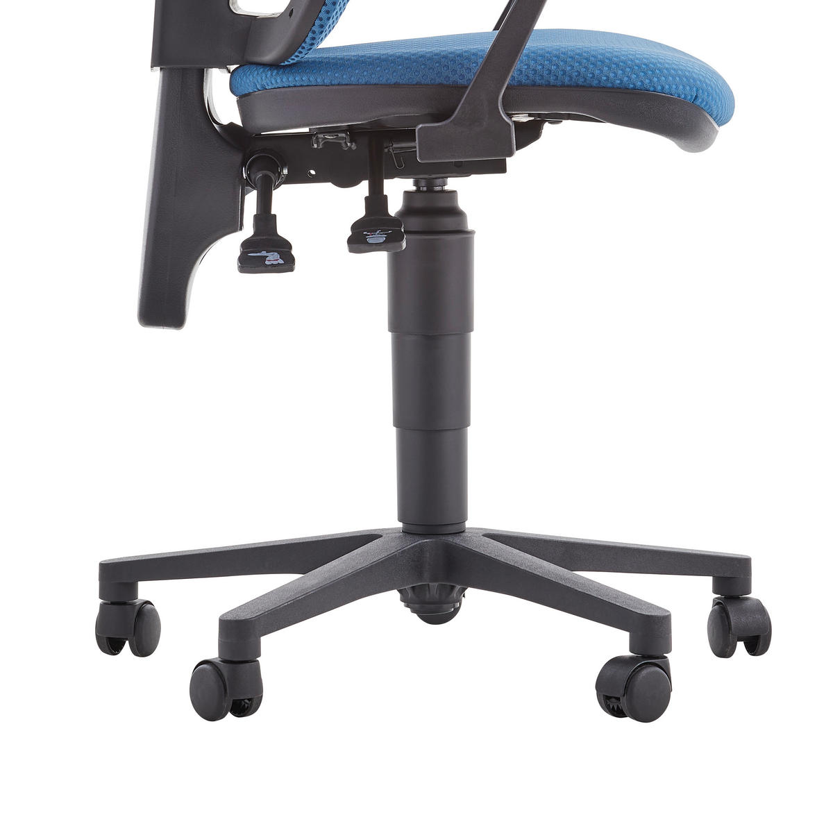 DREHSTUHL Flachgewebe, Netz Petrol  - Petrol/Schwarz, MODERN, Kunststoff/Textil (46/97-109/46cm) - Topstar
