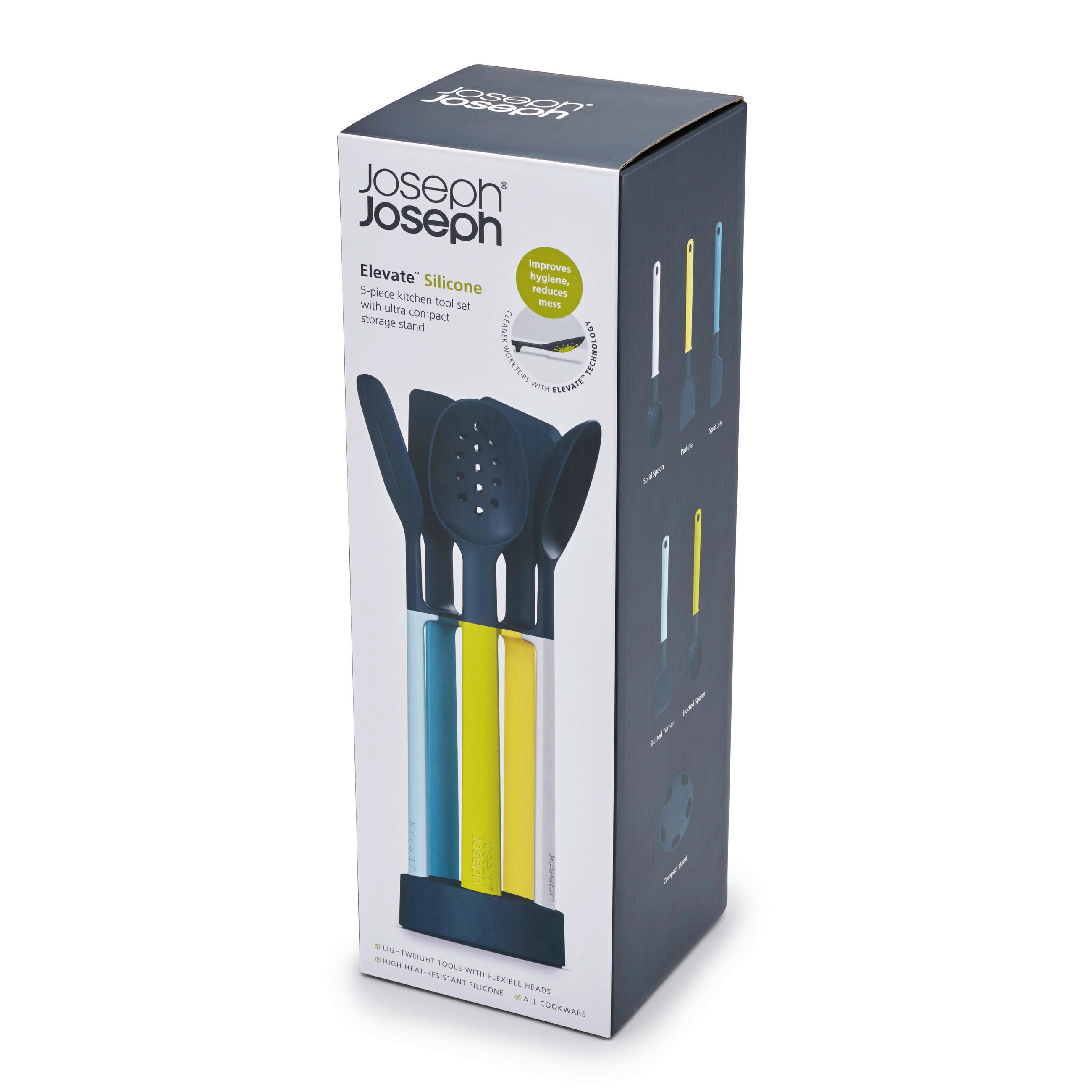 SET KUHINJSKOG PRIBORA - višebojna, Osnovno, plastika (13/32,5/13cm) - Joseph Joseph