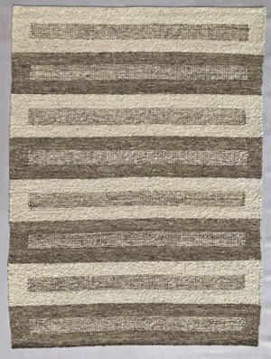 HANDWEBTEPPICH 130/190 cm Silberfarben  - Silberfarben, Natur, Textil (130/190cm) - Linea Natura