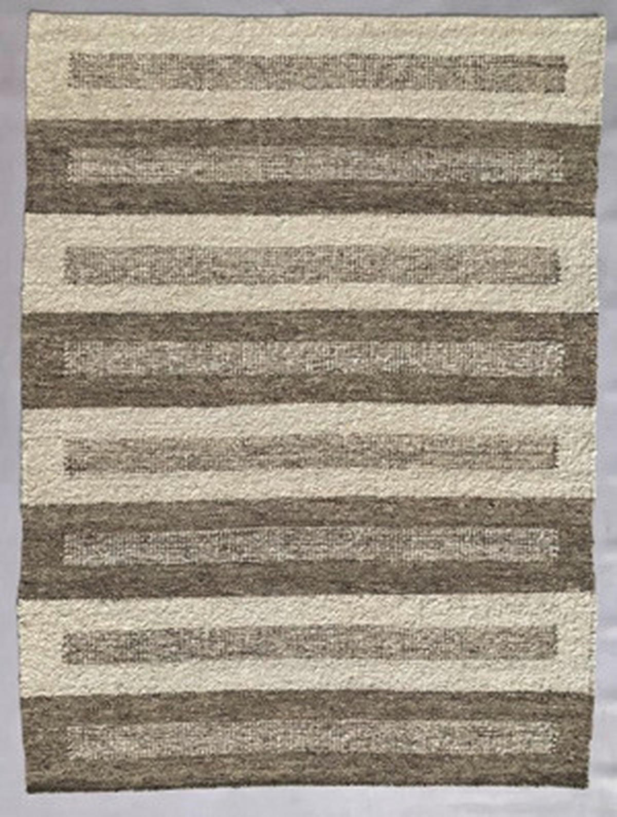HANDWEBTEPPICH 130/190 cm Silberfarben  - Silberfarben, Natur, Textil (130/190cm) - Linea Natura