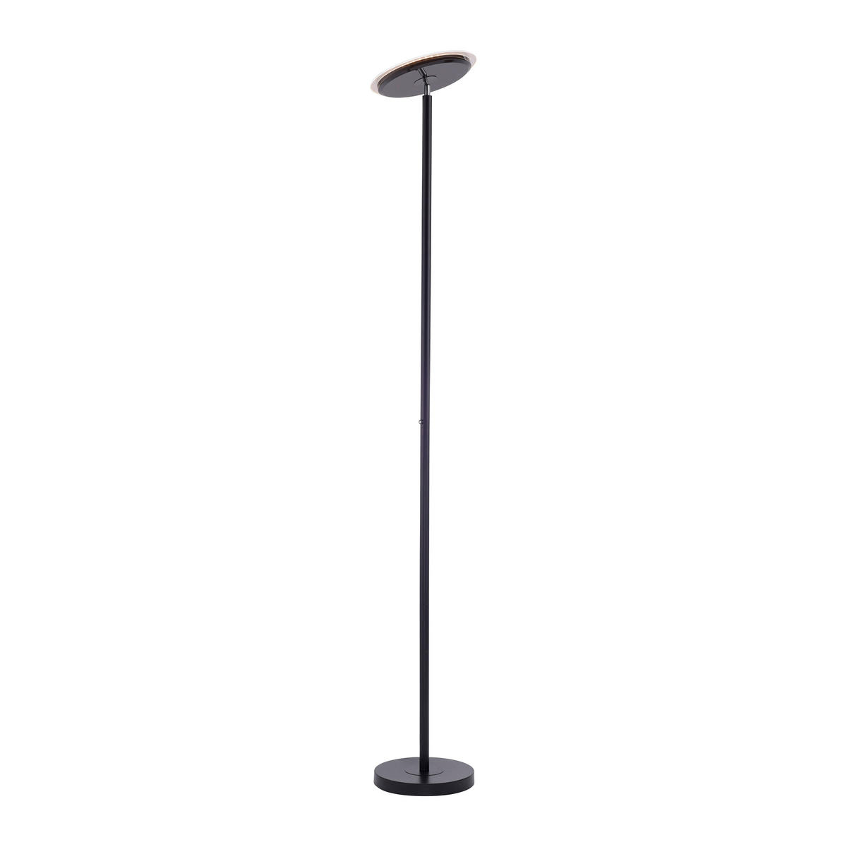 LED-STEHLEUCHTE 30/30/181 cm    - Schwarz, Design, Metall (30/30/181cm)