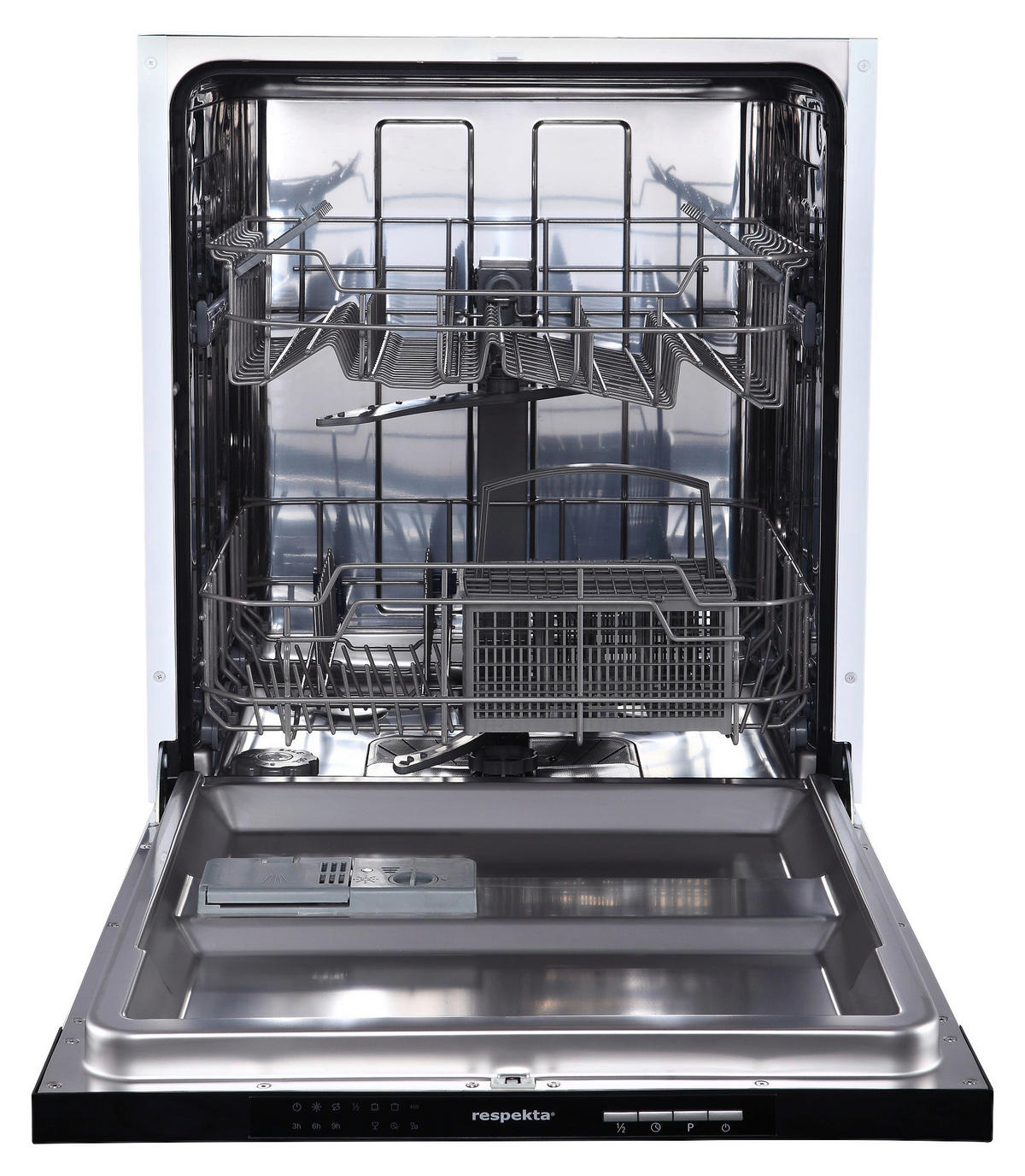 GESCHIRRSPÜLER GSP60V  - Weiß, Trend, Metall (60/81,5/55cm) - Respekta