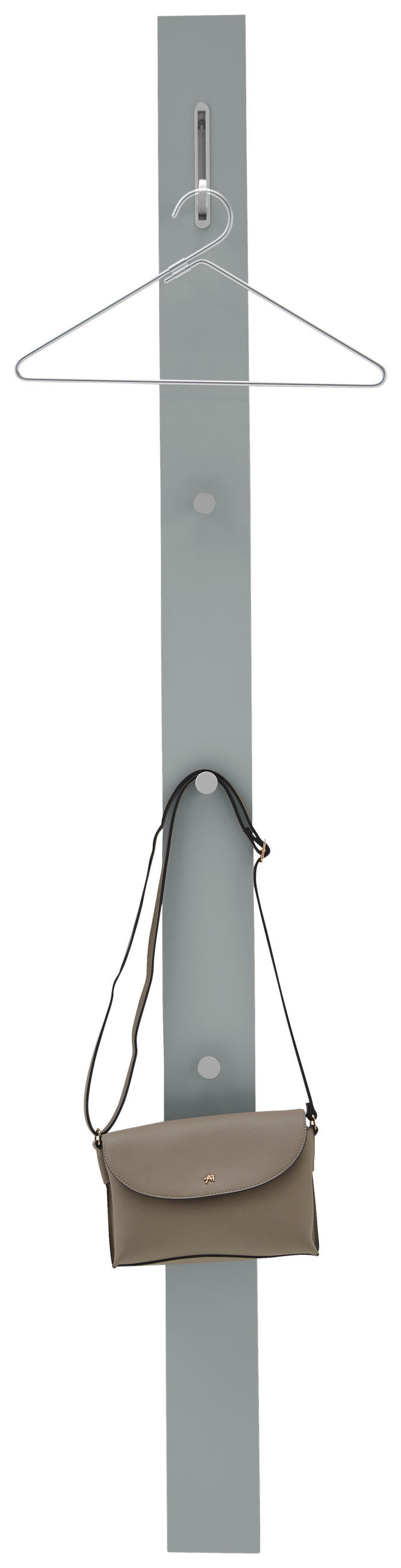 GARDEROBE 4-teilig  in 180/192/28 cm  - Eichefarben/Grau, Design, Holz/Holzwerkstoff (180/192/28cm) - Dieter Knoll