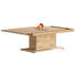 COUCHTISCH Wildeiche vollmassiv rechteckig Eichefarben - Eichefarben, Design, Holz/Metall (120/80/47cm) - Valdera
