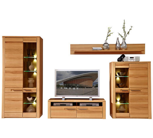 Kernbuche Wohnzimmer, wohnwand kernbuche massiv buchefarben online kaufen ➤ xxxlutz, Design ideen