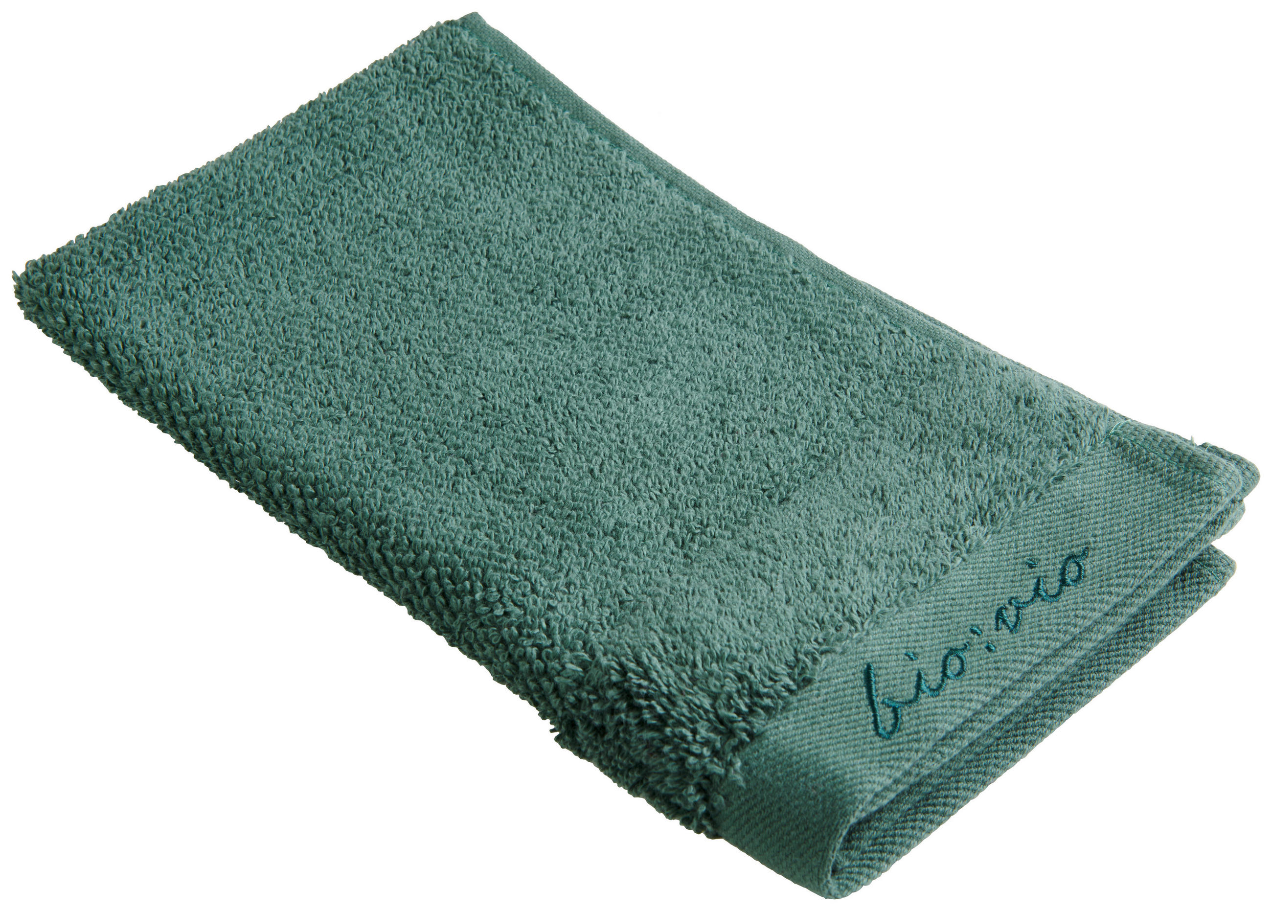 GÄSTETUCH BONITA Dunkelgrün 4-teilig 30/50 cm  - Dunkelgrün, Natur, Textil (30/50cm) - Bio:Vio