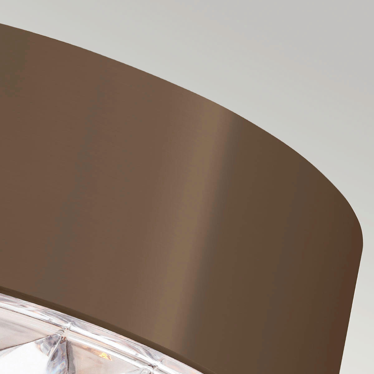 DECKENLEUCHTE  35.2/13.7 cm    - Messingfarben/Braun, Konventionell, Glas/Metall (35.2/13.7cm) - Elstead Lighting
