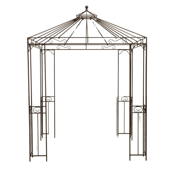 PAVILLON - Dunkelbraun, Basics, Metall (200/200/281cm)