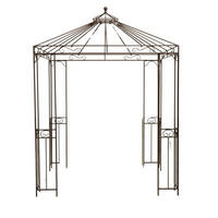 PAVILLON - Dunkelbraun, Basics, Metall (200/200/281cm)