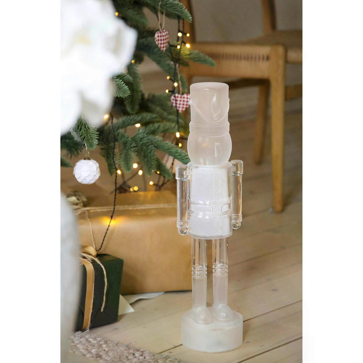 LED-WEIHNACHTSFIGUR DOUGLAS  - Transparent, Trend, Kunststoff (14,5/52/12cm) - Markslöjd