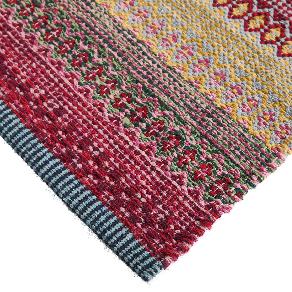 BĚHOUN, 70/200 cm vícebarevná, oranžová - oranžová/vícebarevná, Design, textil (70/200cm) - Boxxx