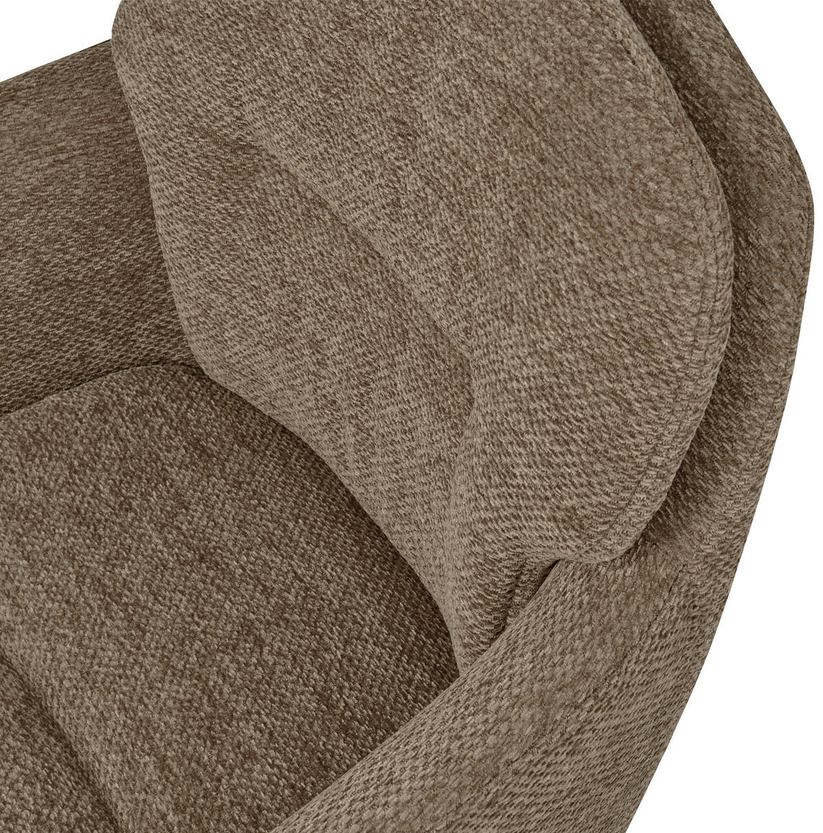 ARMLEHNSTUHL-SET 2 Stück  in Eisen Chenille  - Sandfarben/Schwarz, MODERN, Textil/Metall (57/82/59cm) - Livetastic