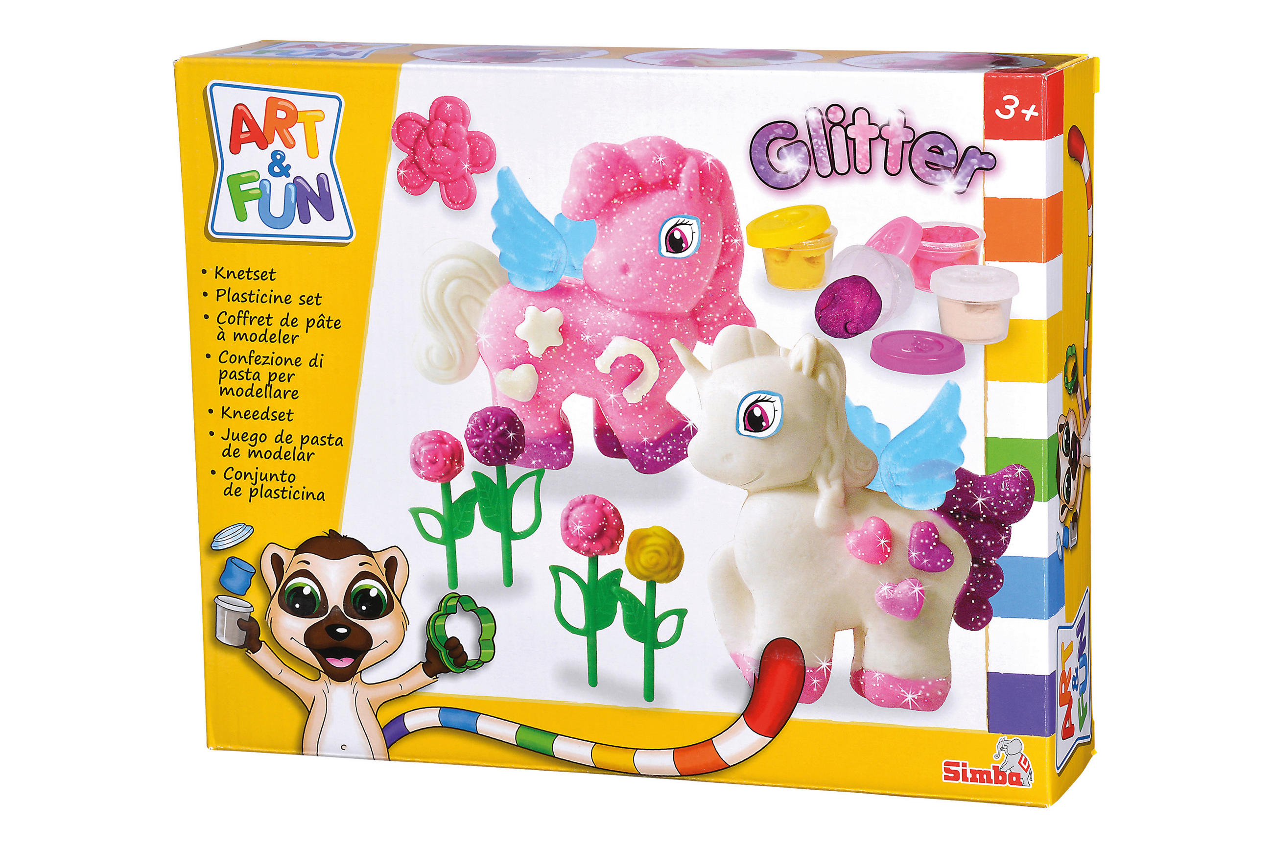 KNETMASSE  - Multicolor, Basics, Kunststoff (6,5/30/24cm) - Simba