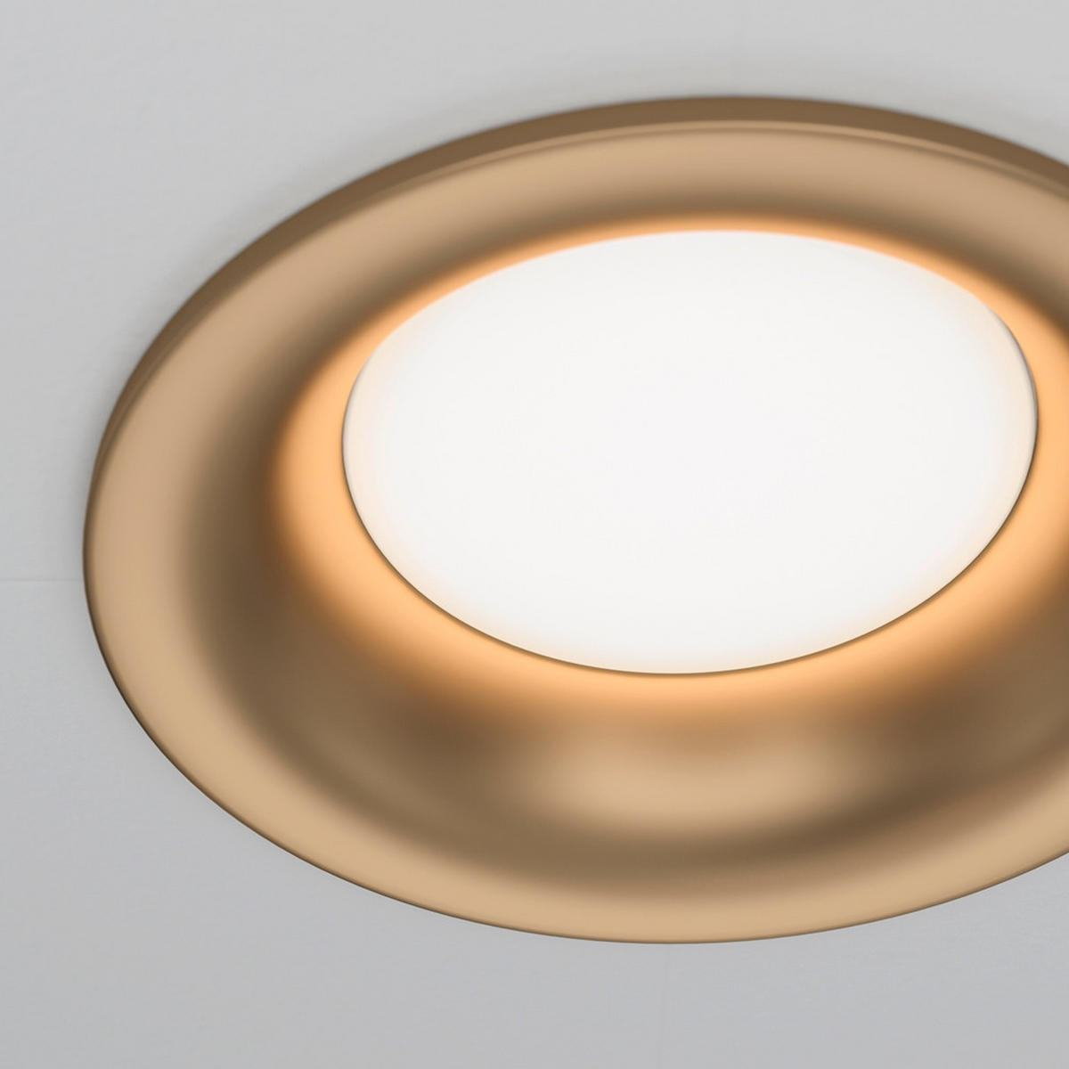 DECKENLEUCHTE  8,5/3 cm    - Goldfarben, Modern, Metall (8,5/3cm) - MAYTONI