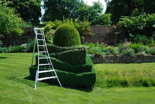 LEITER - Silberfarben, Basics, Metall (210/270/127cm) - Ambia Garden