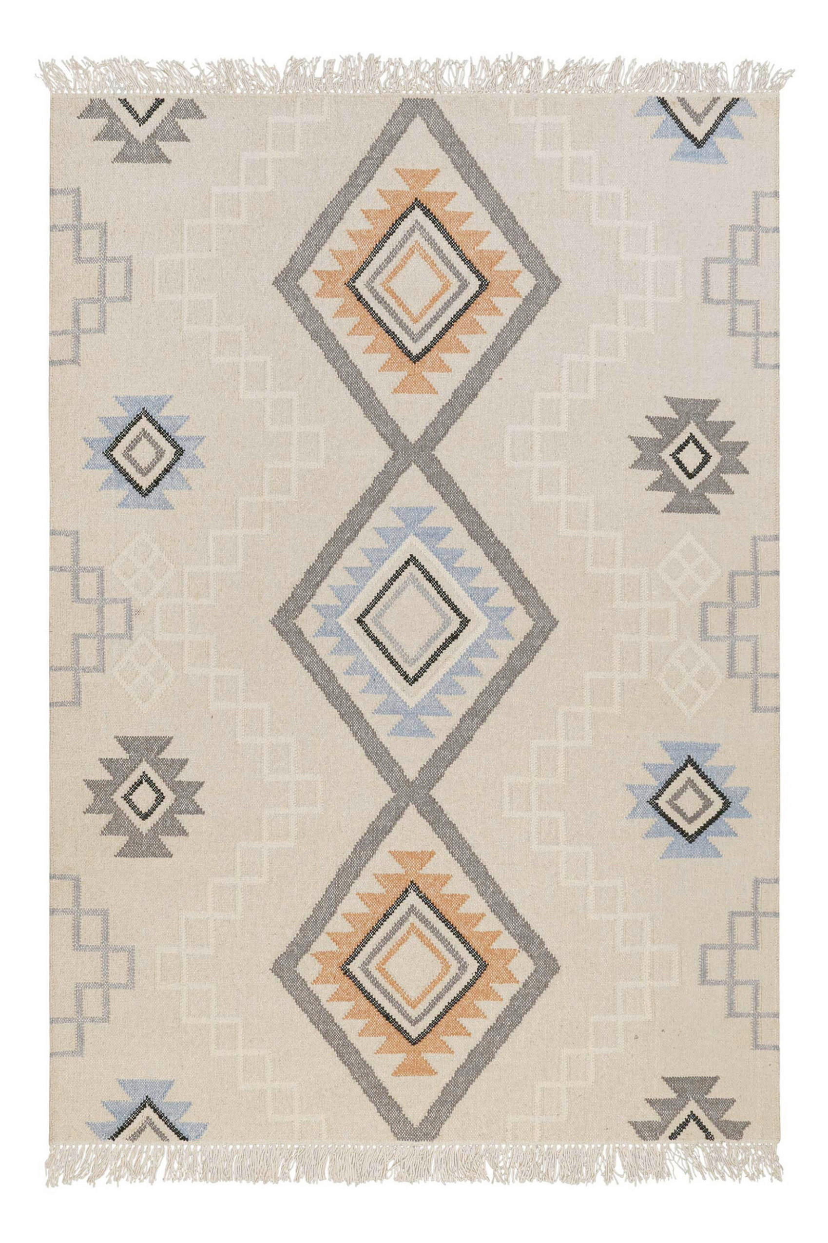 HANDWEBTEPPICH 80/150 cm Jong Multicolor  - Multicolor, KONVENTIONELL, Textil (80/150cm)