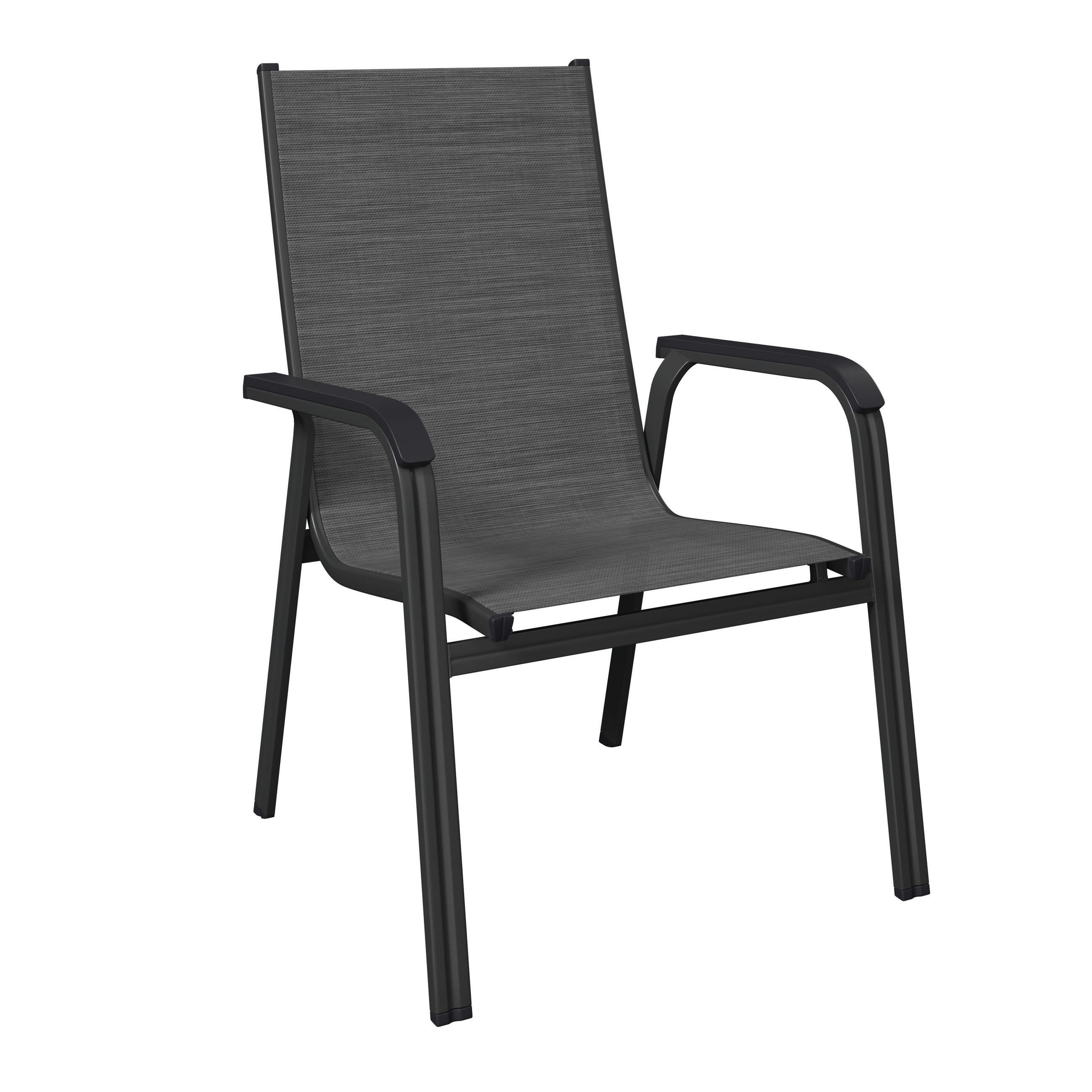 STAPELSTUHL Aluminium Grau, Anthrazit  - Anthrazit/Grau, KONVENTIONELL, Textil/Metall (65,5/99/69,5cm) - Kettler