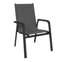 STAPELSTUHL Aluminium Grau, Anthrazit  - Anthrazit/Grau, KONVENTIONELL, Textil/Metall (65,5/99/69,5cm) - Kettler