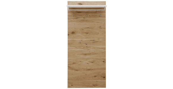 GARDEROBENPANEEL 80/183/27 cm - Eichefarben/Weiß, Design, Holz/Holzwerkstoff (80/183/27cm) - Dieter Knoll