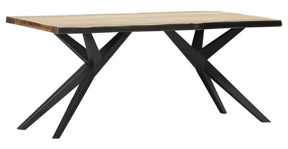 TISCHGESTELL Schwarz   - Schwarz, Design, Metall (60/80/73cm) - Landscape