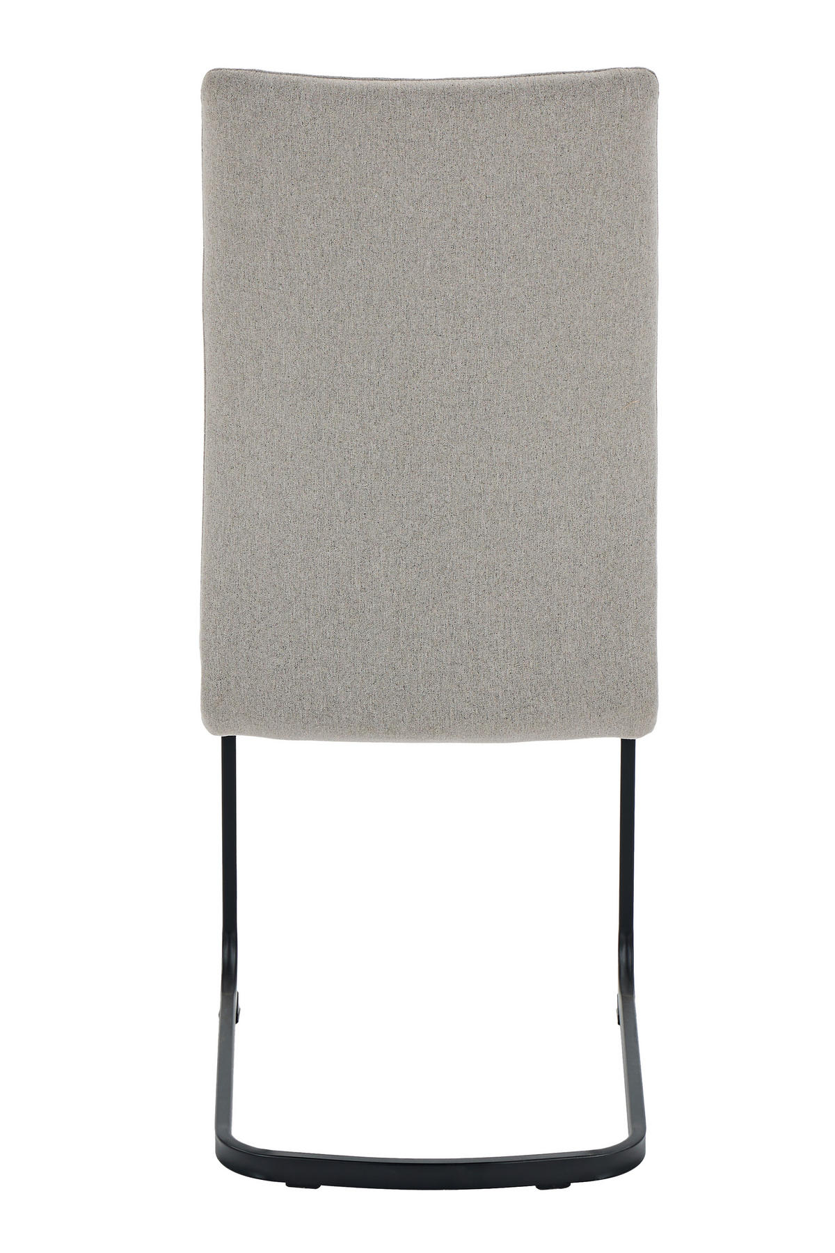 SCHWINGSTUHL-SET 4 Stück  in Stahl Webstoff  - Schlammfarben/Schwarz, MODERN, Textil/Metall (43/98/60cm) - MID.YOU