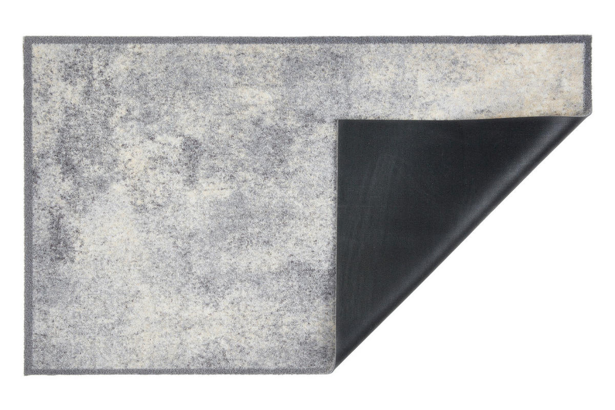 FUßMATTE  66/110 cm  Grau, Weiß  - Weiß/Grau, Design, Textil (66/110cm) - Esposa