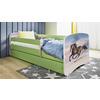 KINDER-/JUNIORBETT - Birkefarben/Weiß, MODERN, Holz/Holzwerkstoff (80/160cm) - MID.YOU
