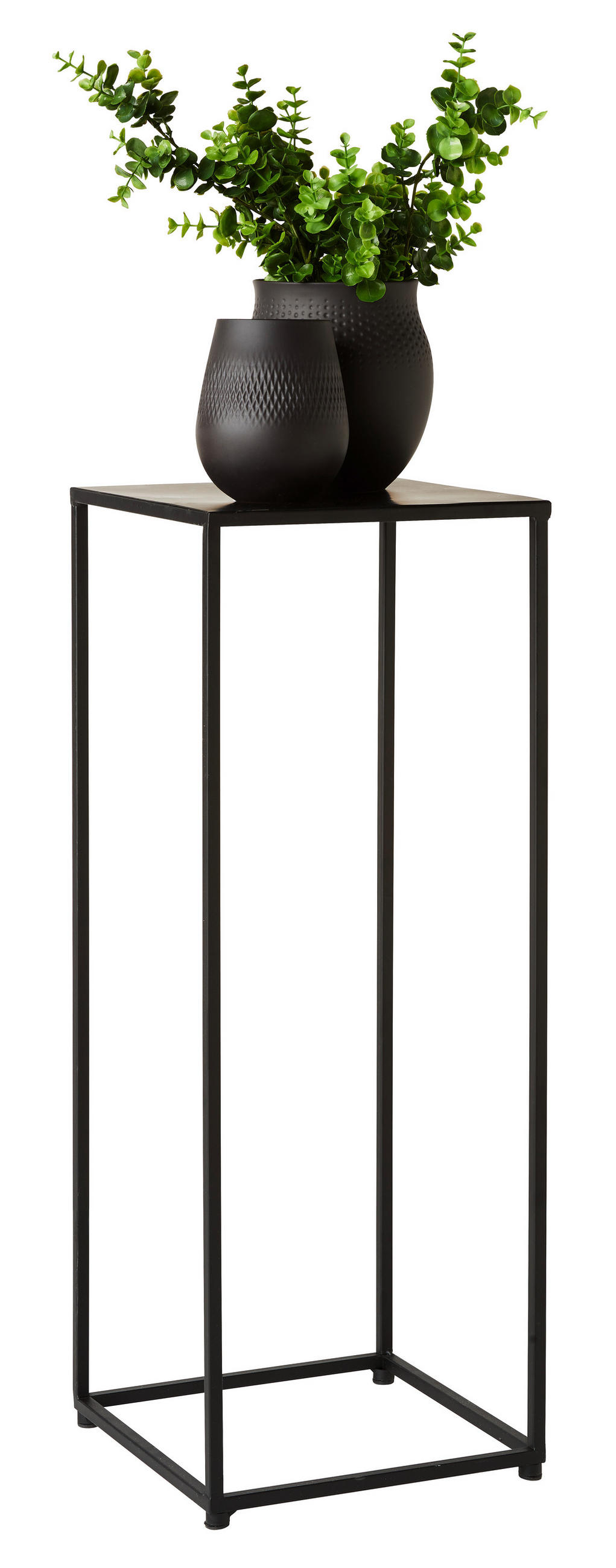 BLUMENSTÄNDER Metall  - Schwarz, LIFESTYLE, Metall (30/30/80cm) - Landscape