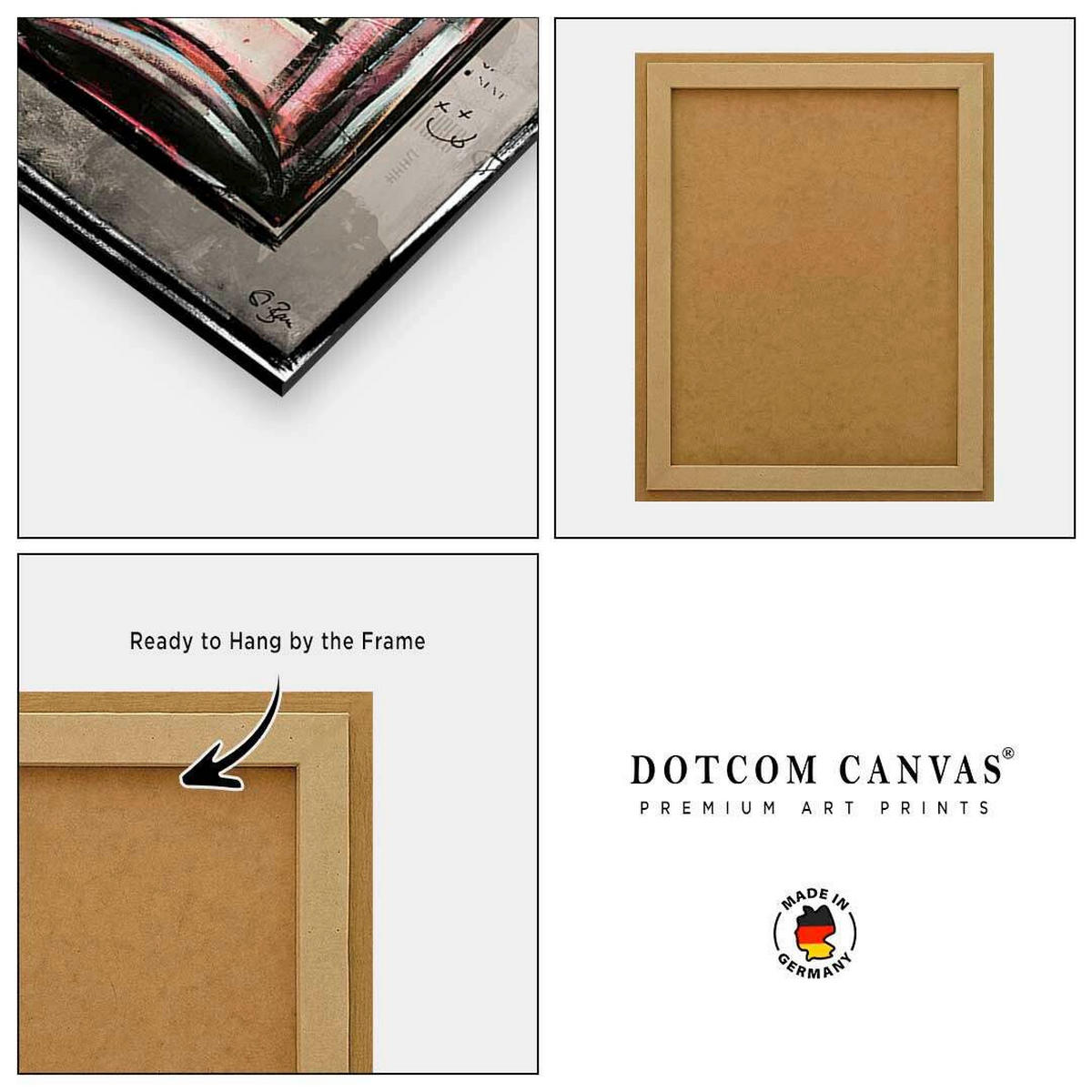 KUNSTDRUCK 58/90 cm  - Multicolor, Basics, Holz (58/90cm)