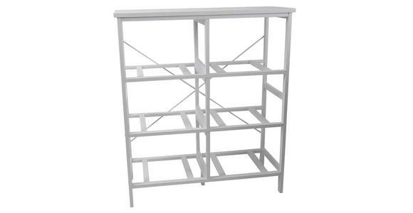 KOMMODE , 70/80/30 cm, 6 Schublade(n)  - Weiß/Grau, Basics, Karton/Holz (70/80/30cm) - Carryhome