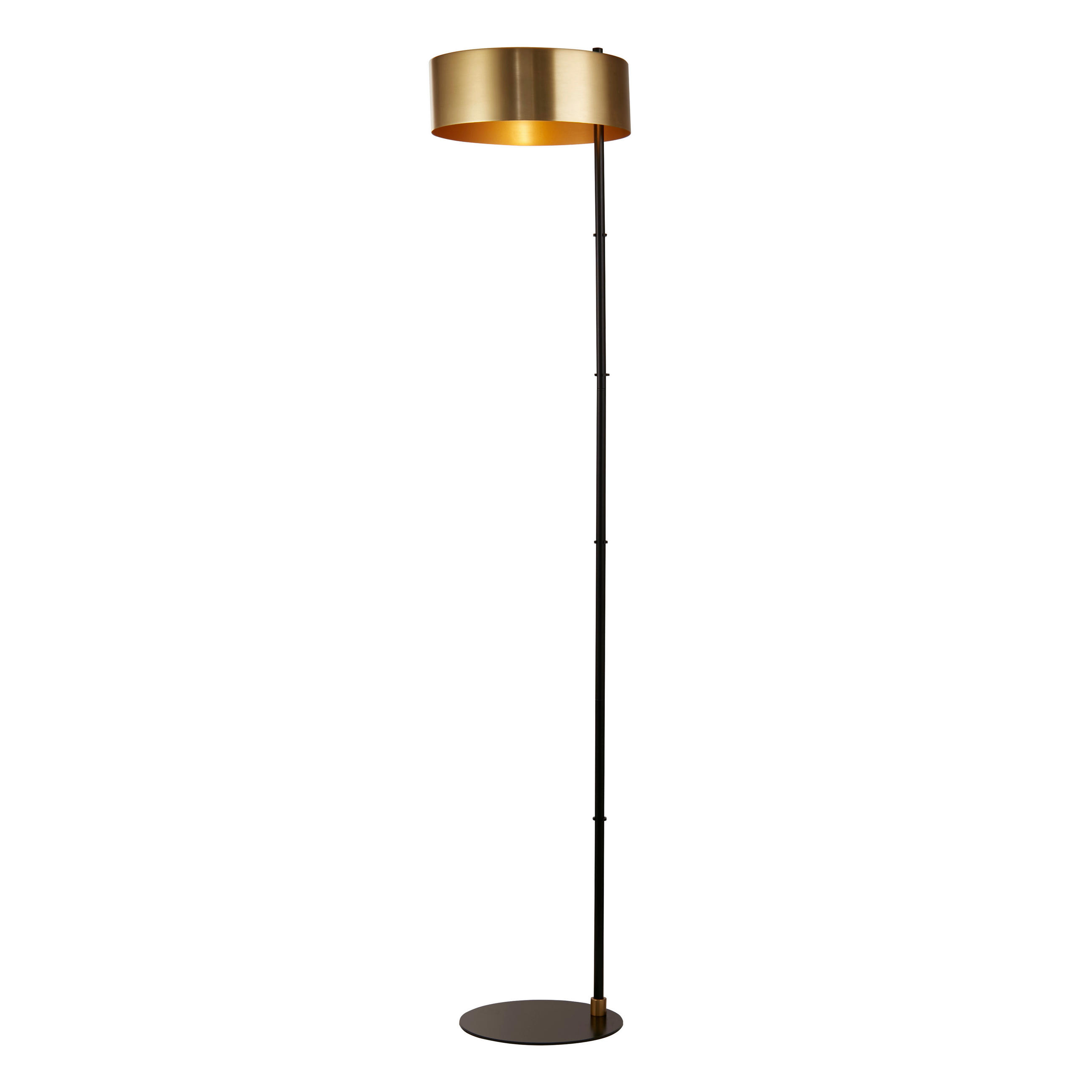 GOLVLAMPA Knox 30/149 cm    - guldfärgad, Modern, metall (30/149cm)