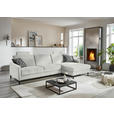 ECKSOFA  in Chenille, Flachgewebe Beige  316/175 cm  - Beige/Schwarz, Design, Textil/Metall (316/175cm) - Dieter Knoll