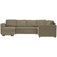 SOFFA i manchester, velour olivgrön  - olivgrön/svart, Design, textil/plast (160/311/205cm) - Livetastic