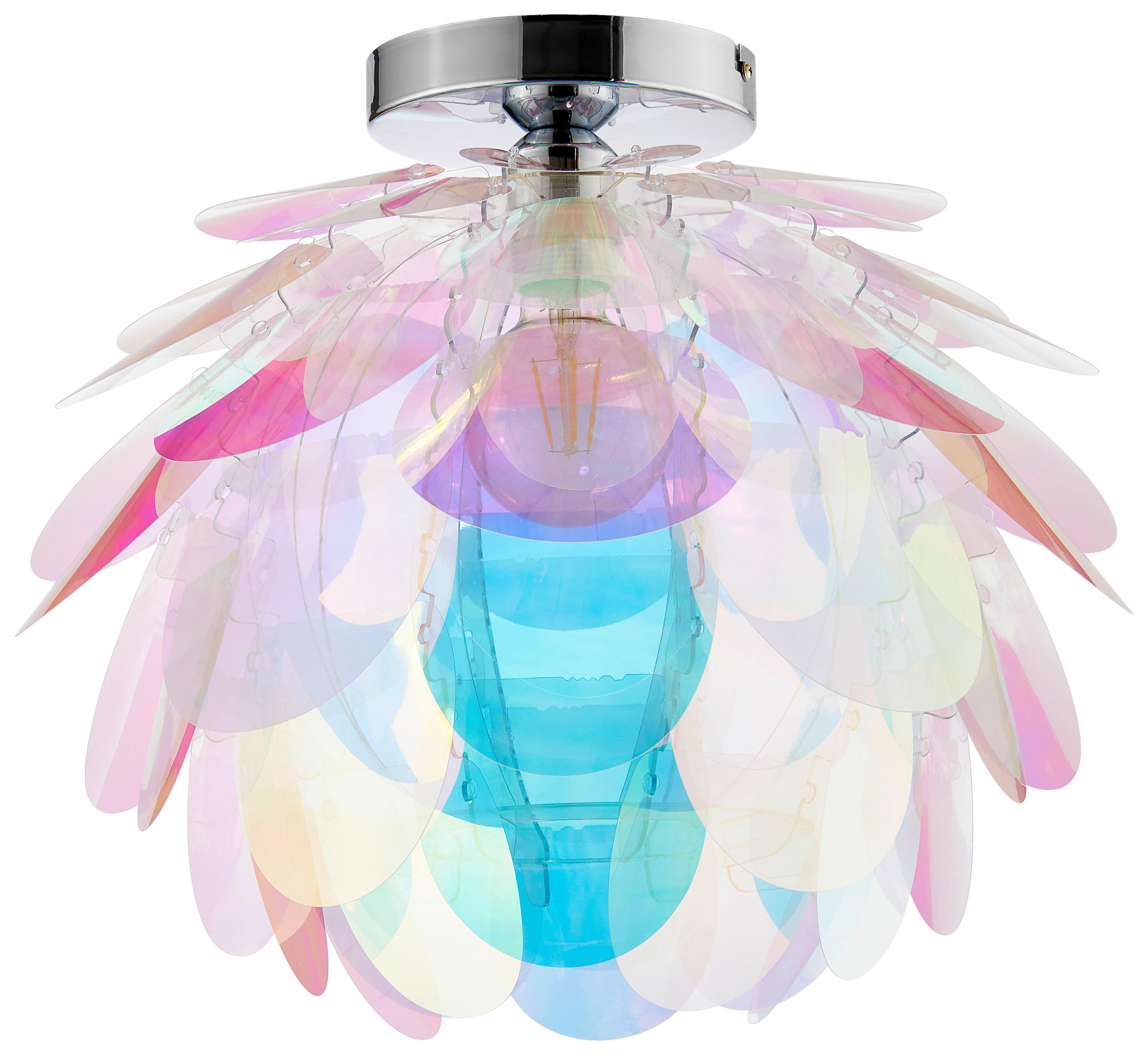 DECKENLEUCHTE 40/36 cm   - Multicolor, LIFESTYLE, Kunststoff/Metall (40/36cm) - Näve