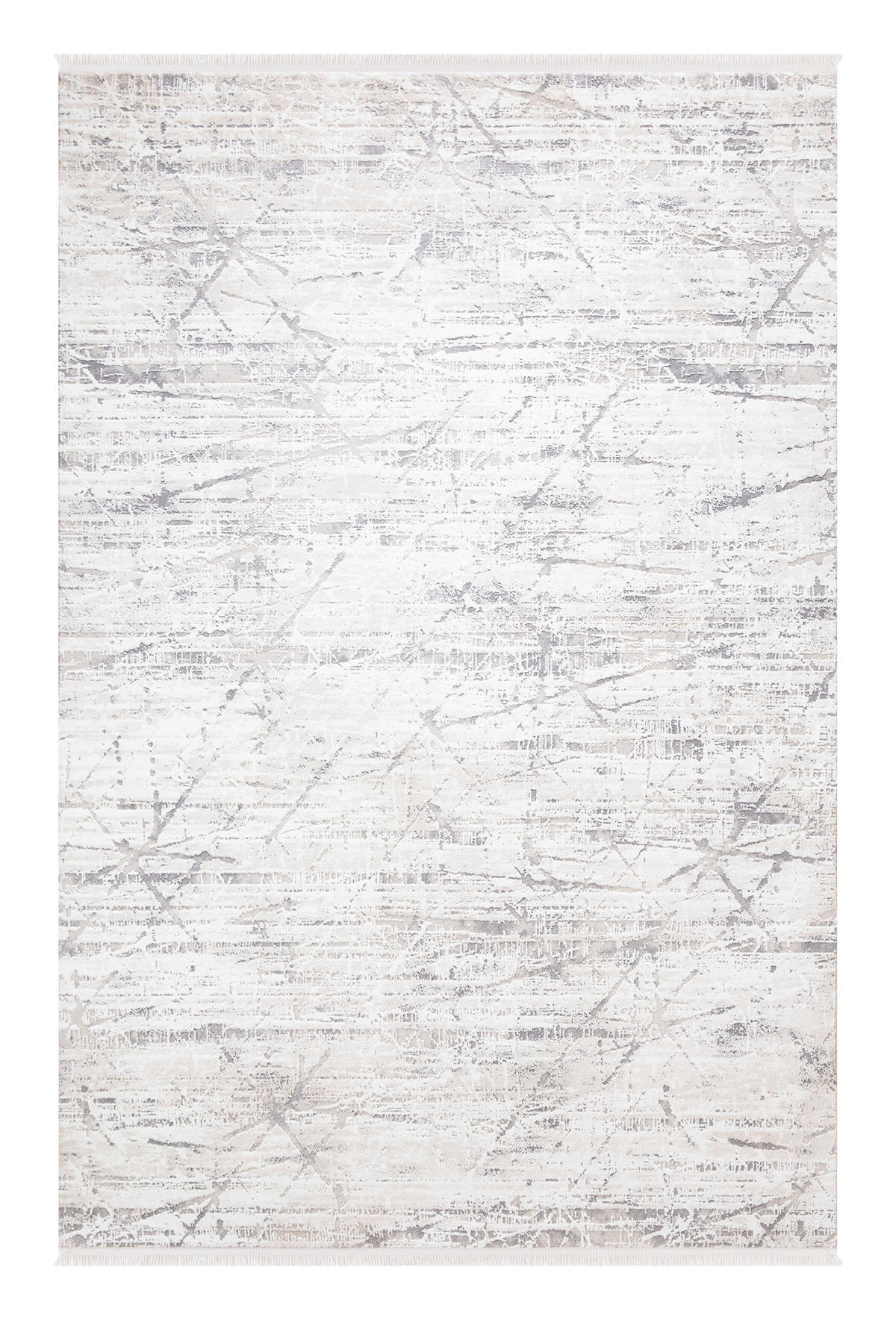 VINTAGE-TEPPICH 80/150 cm Harmony Creme, Weiß, Hellgrau  - Creme/Hellgrau, LIFESTYLE, Textil (80/150cm) - Novel